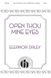 Open Thou Mine Eyes SSATBB choral sheet music cover